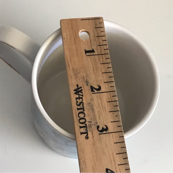 Set Of 2 GRACE TEAWARE White Peony W/Turquoise Background Small Coffee Mugs NWOT - Picture 15 of 15